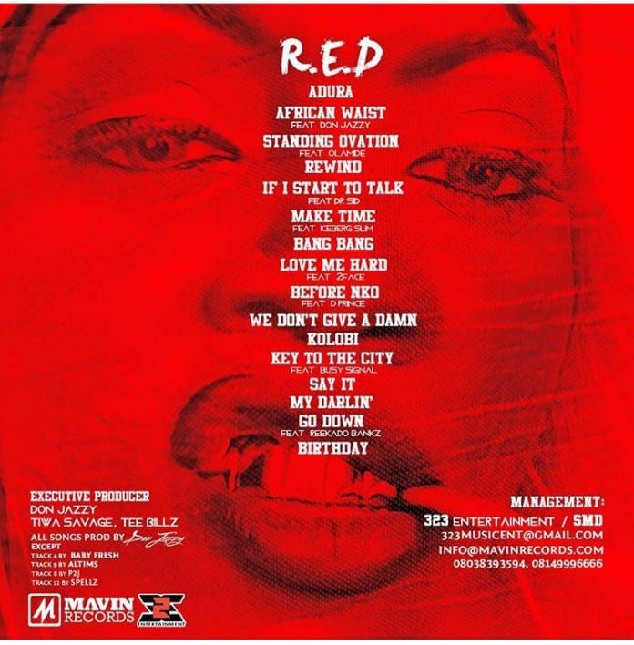 Tiwa Savage RED Album