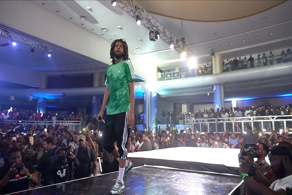 J Cole Live In Lagos Video