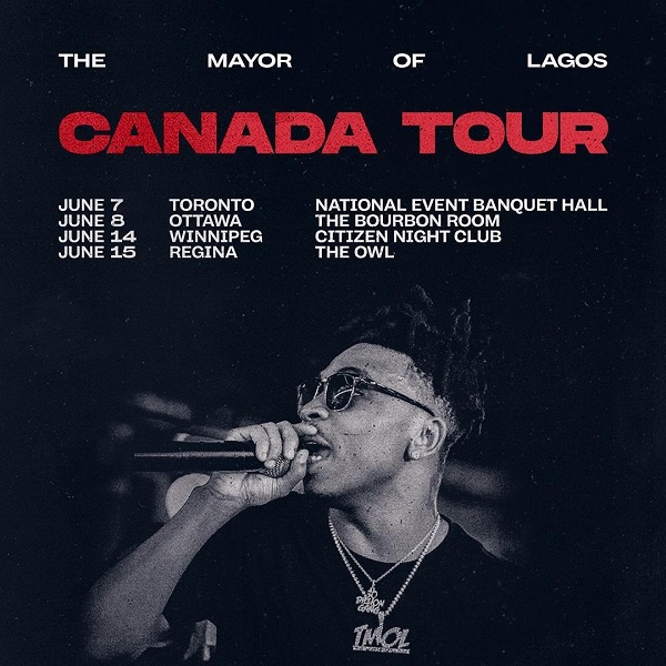 Mayorkun The Mayor Of Lagos Canada Tour
