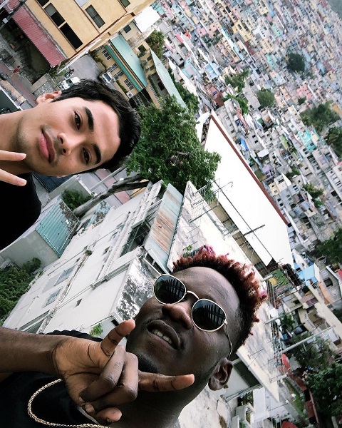 Michael Brun and Mr Eazi