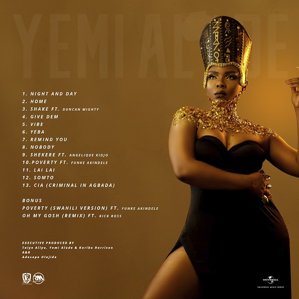 Yemi Alade - Woman of Steel [Tracklist]