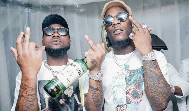 Davido Sets Social Media On Fire As He Refers To Burna Boy As "New Cat"