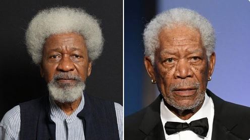Wole Soyinka and Morgan Freeman's resemblance 